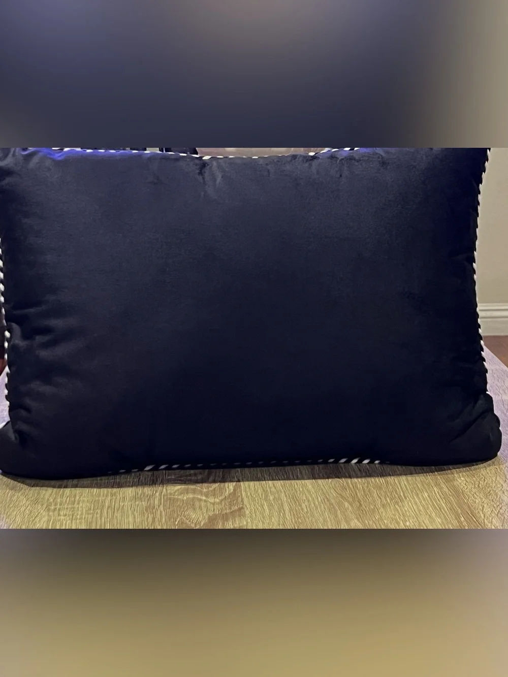 Cute Ghost Accent Pillow - Black
